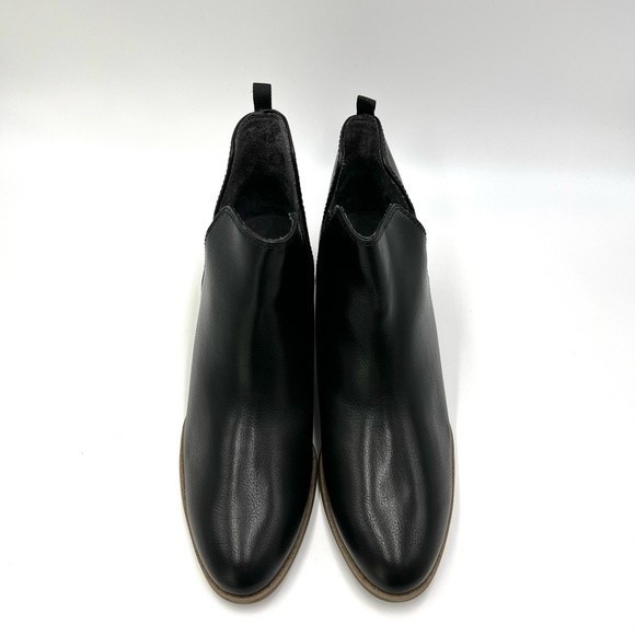 Dr. Scholl's Women's Teammate Black Vegan Leather Ankle Boots Booties 8 NEW - Picture 3 of 13